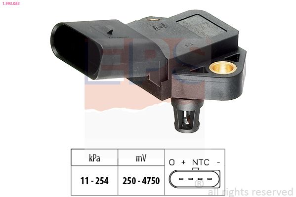 Sensor, exhaust pressure EXCLUSIVAS BCN SL